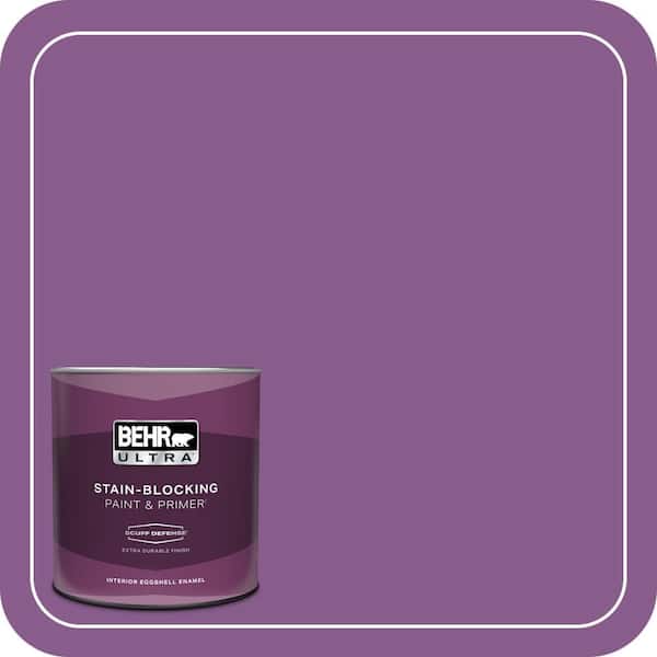BEHR ULTRA 1 qt. #670B-7 Candy Violet Extra Durable Eggshell Enamel Interior Paint & Primer