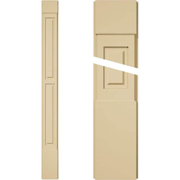 Ekena Millwork 2 in. D x 9 in. W x 96 in. L Primed Polyurethane Pilaster 1- Pack