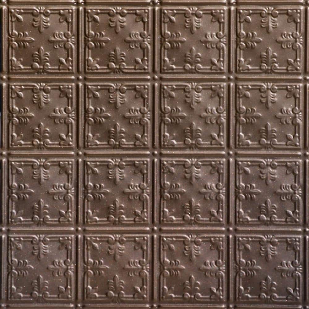 Florentine Bronze 2 ft. x 2 ft. Decorative Nail Up Tin Ceiling Tile (48 sq. ft./Case) price history on PriceWatchPro