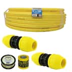 Underground 3/4in IPS Extension Kit (1)3/4in x 100 ft. Pipe, (2)3/4in Couplers, Gas Line Detection