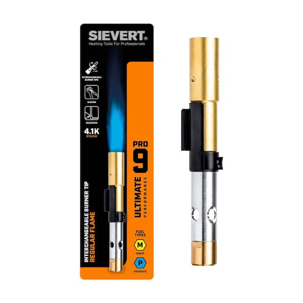 SIEVERT Pro 9 Interchangeable Regular Burner Tip (Fuel Not Included)