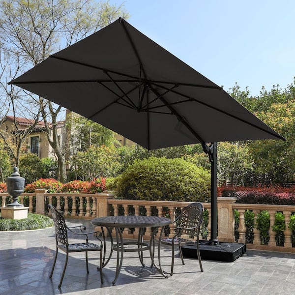16 ft patio umbrellas Palm Springs Wooden Patio Umbrella with Fringe 6ft Tilt PS6-05