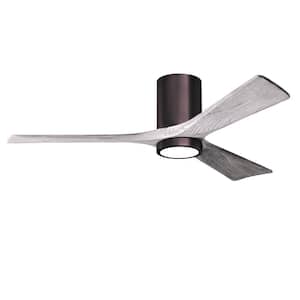 Irene-3HLK 52 in. Integrated LED Indoor/Outdoor Brushed Bronze Ceiling Fan with Remote and Wall Control Included