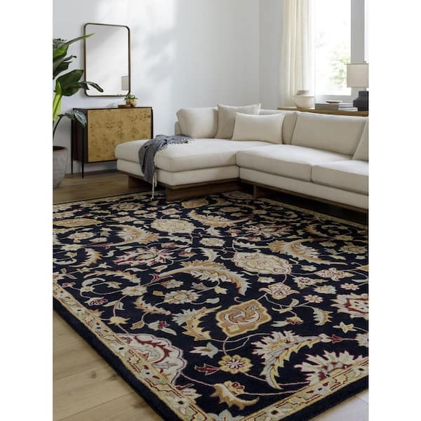 Middleton AWMD-2078 2 X 8 Handmade Rug, Black