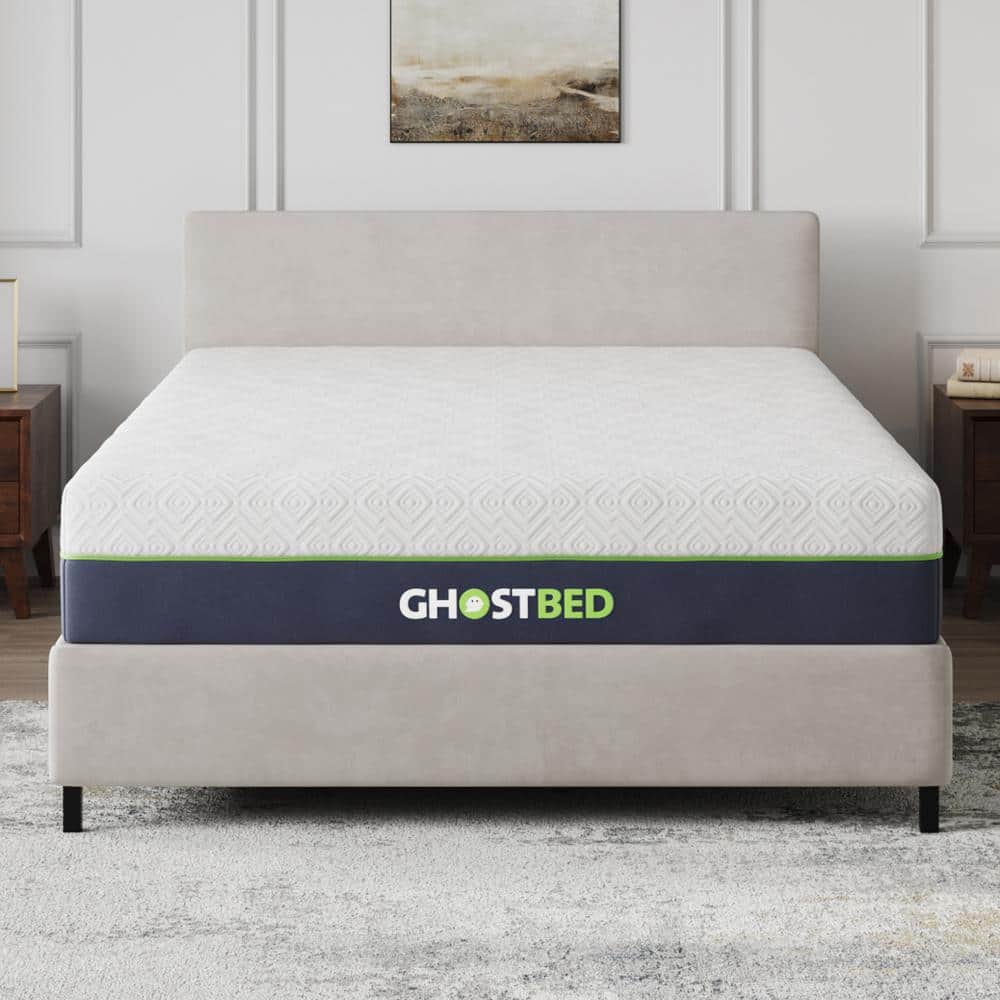 GHOSTBED Eco Breeze King Medium Firm 12 inch Eco Soy Based Gel Memory