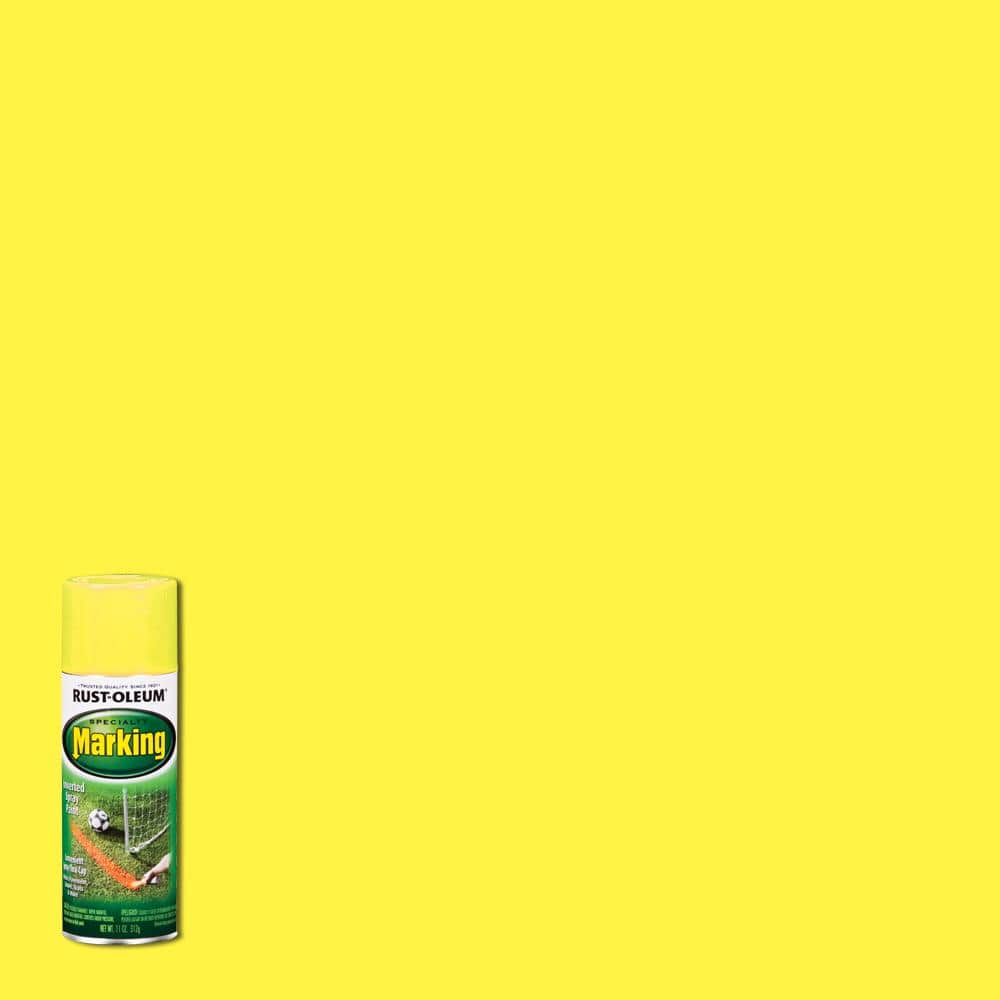 Rust-Oleum Professional High-visibility Yellow Water-based Marking Paint ( Spray Can) in the Marking Paint department at