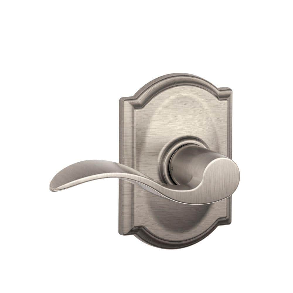 Schlage Accent Aged Bronze Passage Hall and Closet Door Handle F10 V ACC  716 - The Home Depot