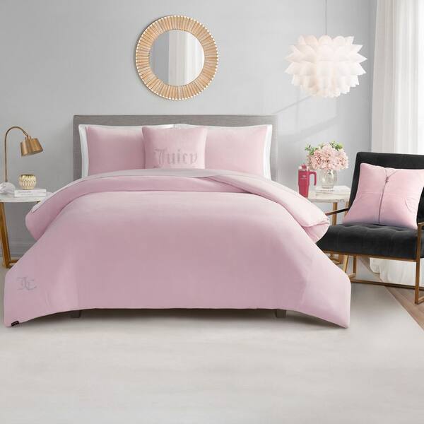 Oversized King Comforter Set - 3 Piece, 120x98 Inch, 1000 Thread Count 400 GSM, Pink