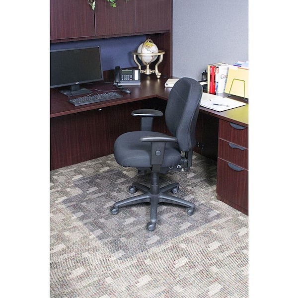 36 x 48 Rectangle Standard and No Pile Carpeted Floors Transparent Carpet Protector Azadx Home Office Chair Mat for Low 