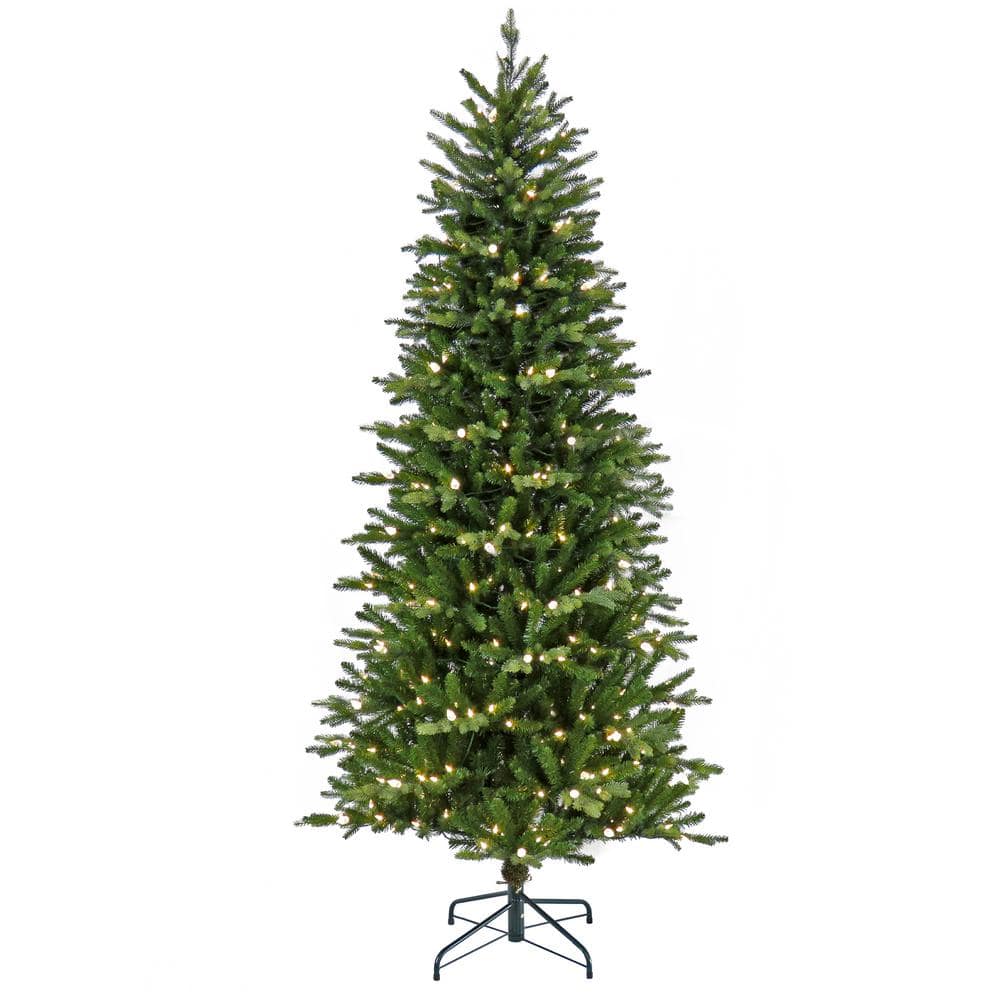 National Tree Company 7.5 ft. Pre-Lit Wallace Pine Artificial Christmas ...