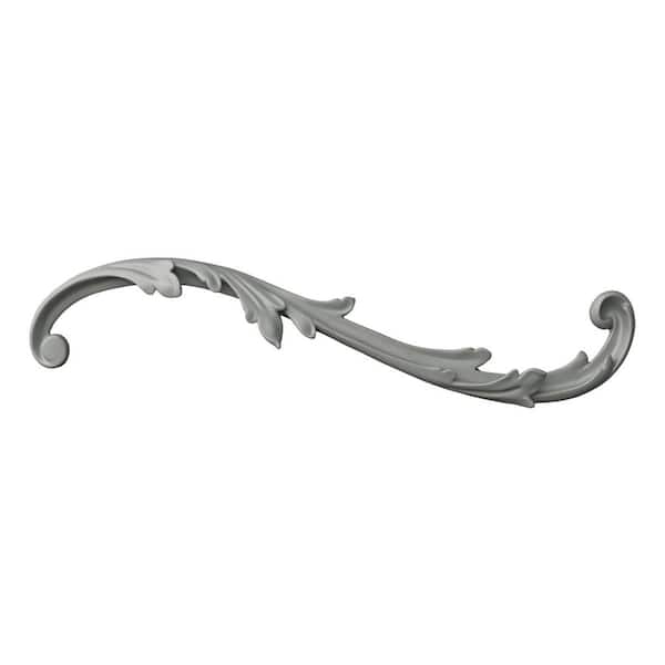 Ekena Millwork 0.75 in. x 2.75 in. x 13 in. Polyurethane Applique and Onlay Moulding