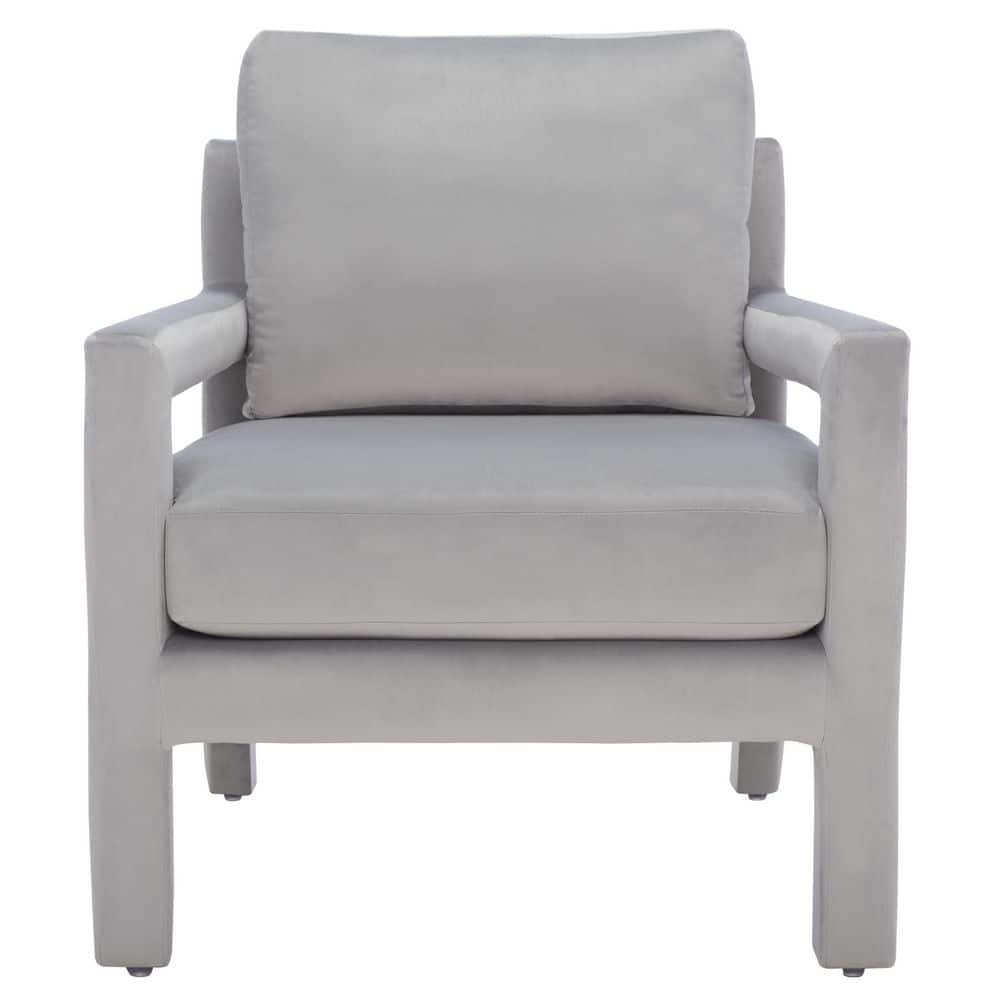 Kye Gray Velvet Upholstered Arm Chair price history on PriceWatchPro