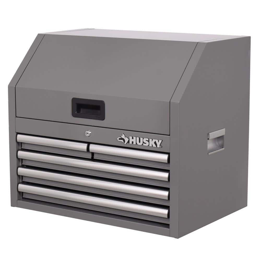 【おまけ付】 Standard-Duty Husky 26 Tool Top Steel Gray 5-Drawer in. ロッド