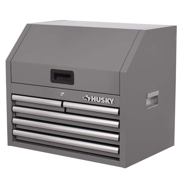 Standard-Duty 26 in. 5-Drawer Gray Steel Top Tool Chest