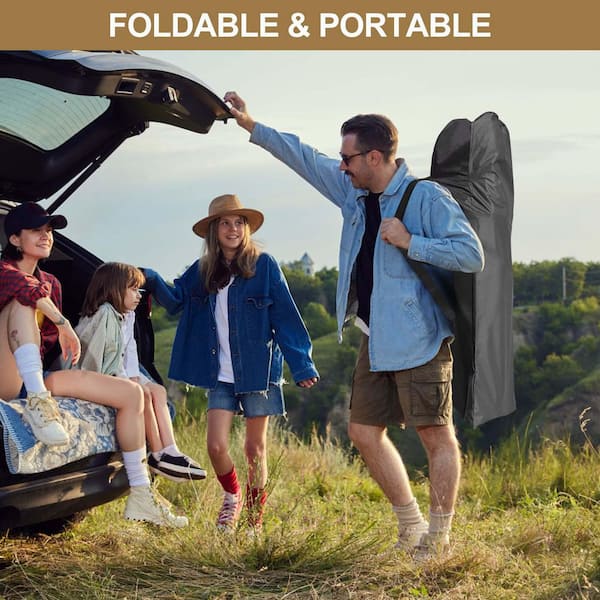 BOZTIY XXL Folding Camping Cot 78 in. L x 32 in. W Oversized Large