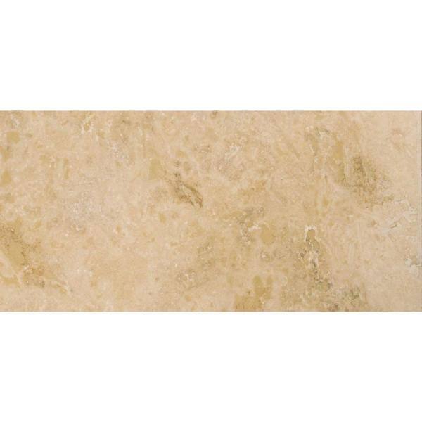 Emser Travertine Pebble 10-Pack Silver Natural Stone Travertine Border Tile (12-in x 12-in)