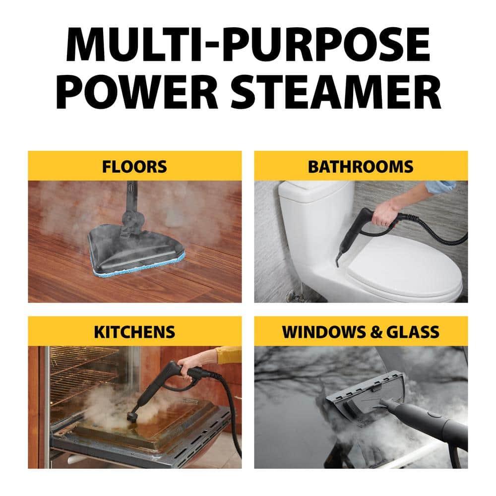 Wagner 925e Elite Yellow Corded Steam Cleaner with 20 Accessories