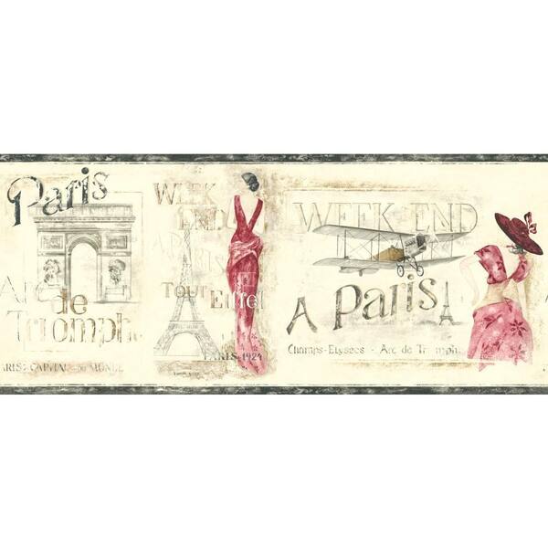 York Wallcoverings Inspired By Color Weekend A Paris Wallpaper Border