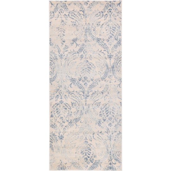 Paris Oak Blue 2' 7 x 6' 0 Runner Rug