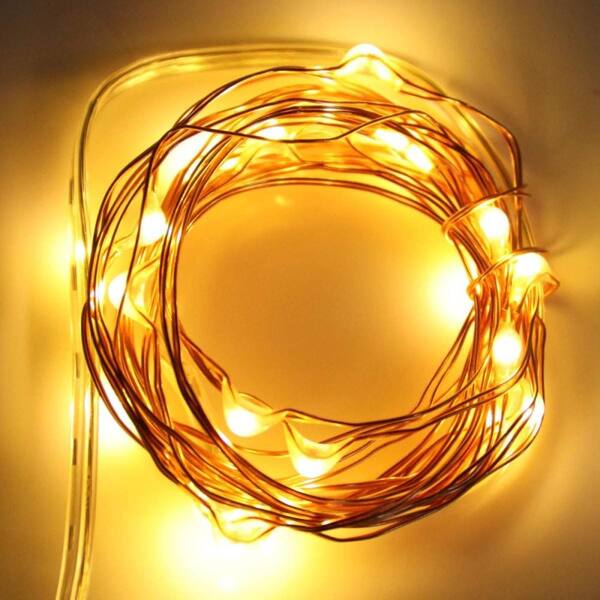Remote 100 LEDs USB Operated Mini Silver Copper Wire String Fairy Lights Lamp 