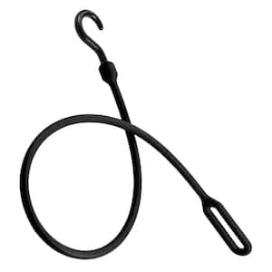 PC12FEBK Fixed End Easy Stretch Cord Black The Perfect Bungee by BihlerFlex 12 