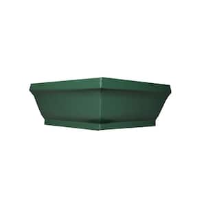 5 in. Forest Green Aluminum Outside Box Miter