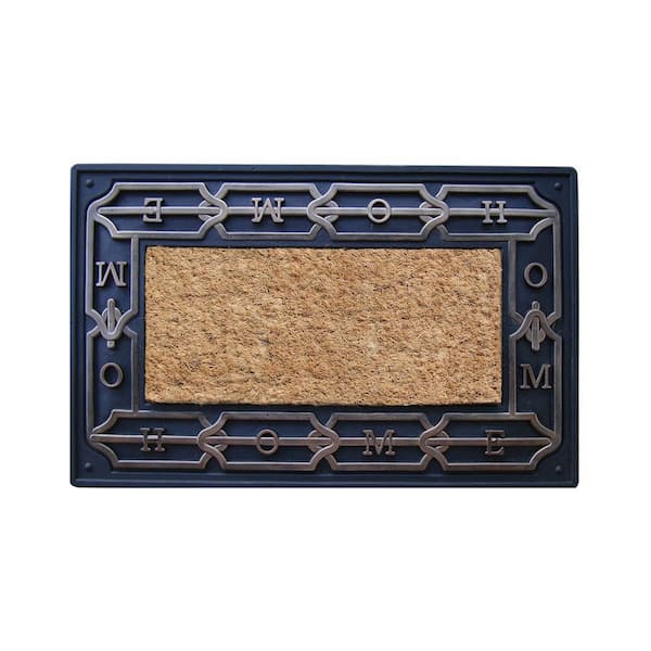 Unbranded A1HC First Impression Home Chain 18 in. x 30 in. High Utility Rubber and Coir Door Mat