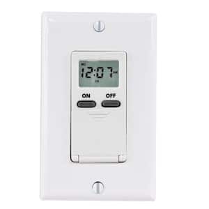 15 Amp Digital In-Wall Timer - White