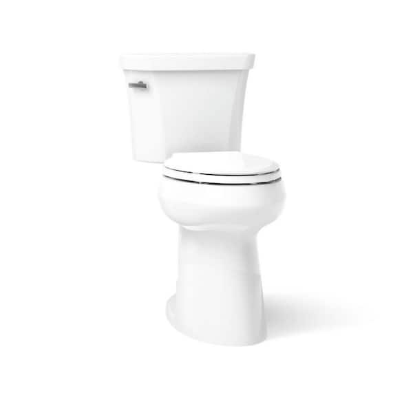 Highline Arc Extra Tall 12 in. Rough In 2-Piece 1.28 GFP Single Flush Elongated Toilet in White with Soft Close Seat