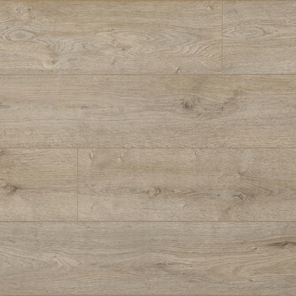 TrafficMaster Oak Knoll 8 Mm T X 7.5 In. W Water Resistant Laminate ...