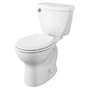 Cadet 12 in. Rough In 2-Piece 1.28 GPF Single Flush Round Toilet with Slow Close Seat in White