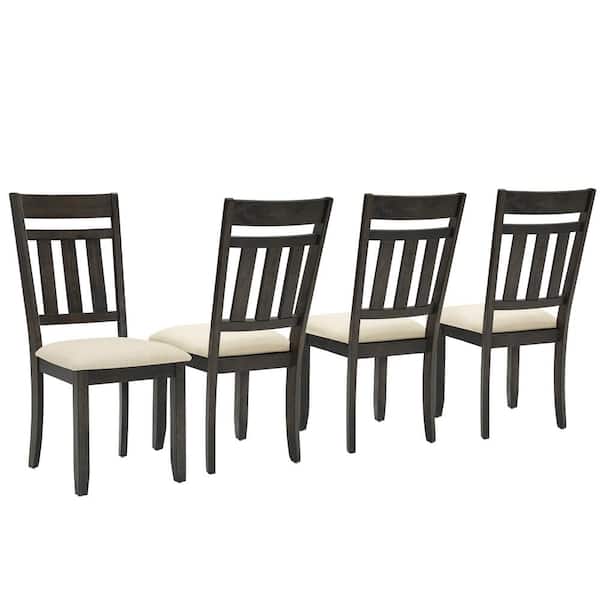 CROSLEY FURNITURE Hayden Slate Upholstered Dining Chair Set of 4