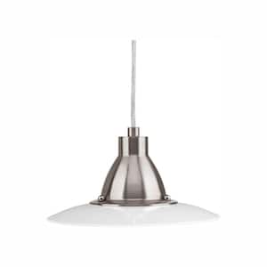 Avant Collection 1-Light Brushed Nickel Integrated LED Mini Pendant