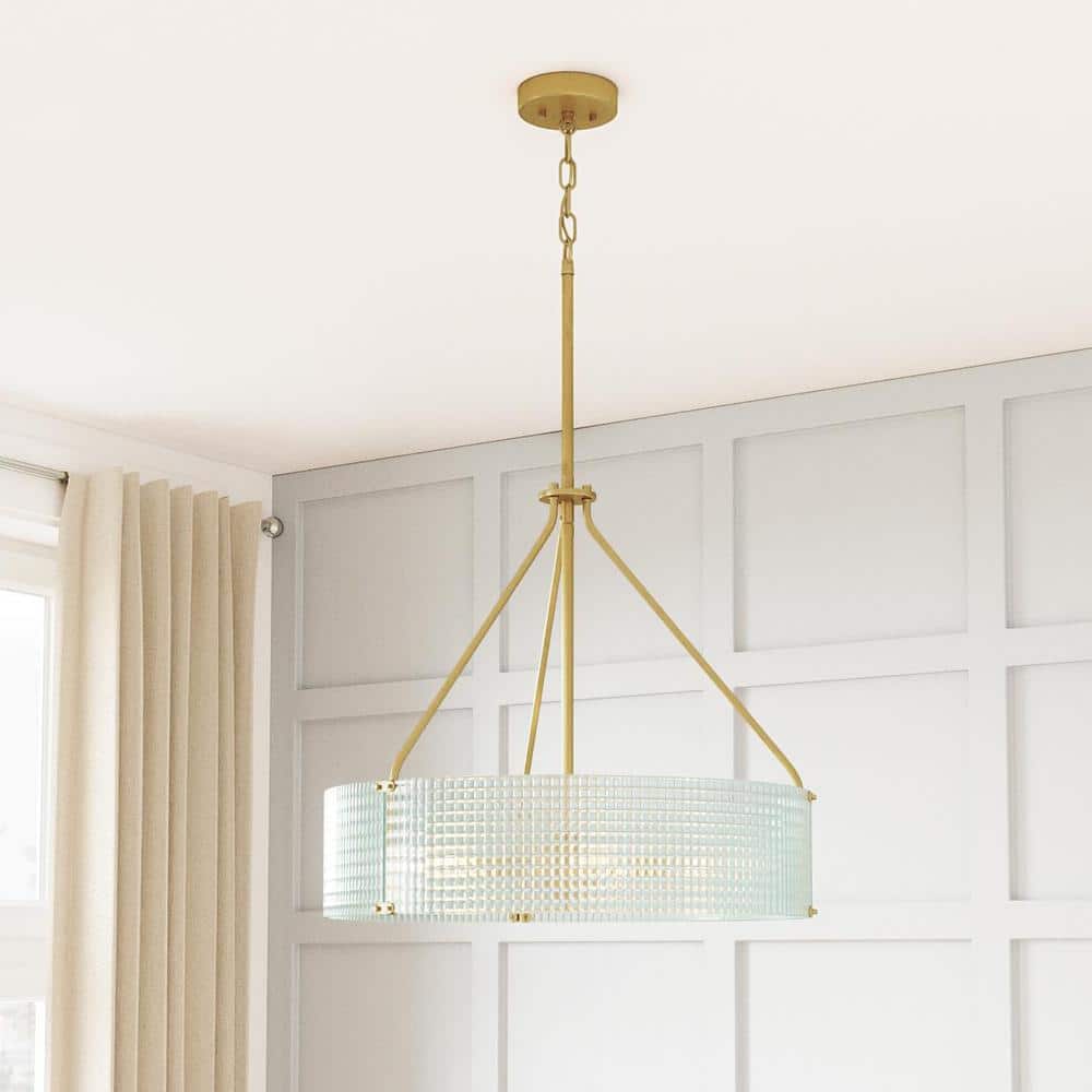Westlyn 5-Light Brushed Brass Chandelier price history on PriceWatchPro