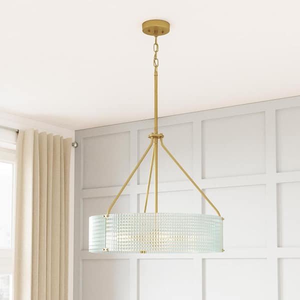 Westlyn 5-Light Brushed Brass Chandelier