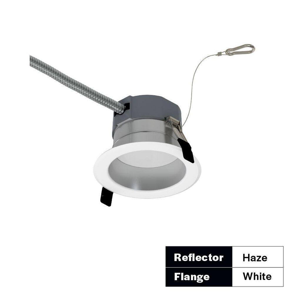 Commercial Retrofit Downlight, 4in, Lumen and CCT Select, 120-277V, Dimmable TRIAC/ELV & 0-10V, Haze Reflector price history on PriceWatchPro