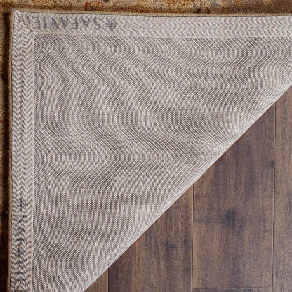 Antiquity Beige and Red Hand Tufted Wool Rug