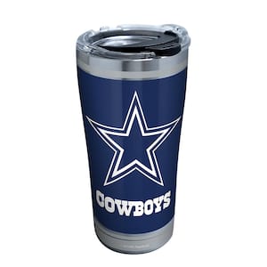NFL Dallas Cowboys Touchdown 20 oz. Stainless Steel Tumbler with Lid