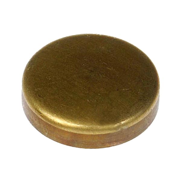 Autograde Brass Cup Expansion Plug 1-3/8 In., Height 0.310 (10-pack)