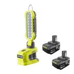 ONE+ 18V Hybrid LED Project Light with ONE+ 18V Lithium-Ion 4.0 Ah Battery (2-Pack)