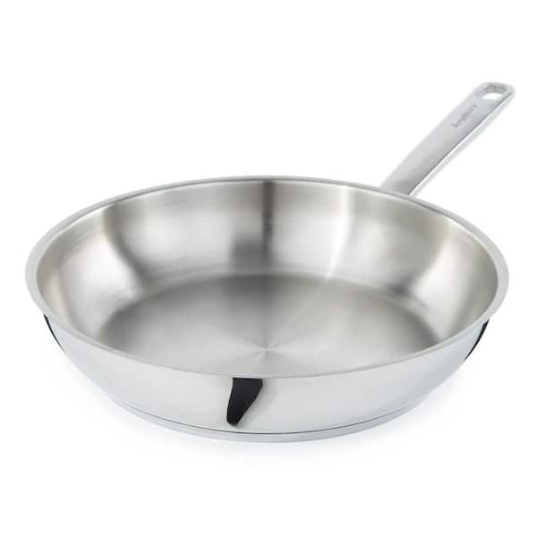 DiNA Helix Recycled 18/10 Stainless Steel Frying Pan, 11 in.
