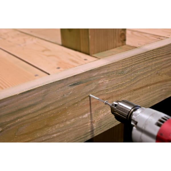 MYWISH #10 x 3-1/2 in. Tan Star Flat-Head Wood Deck Screws (270-Piece