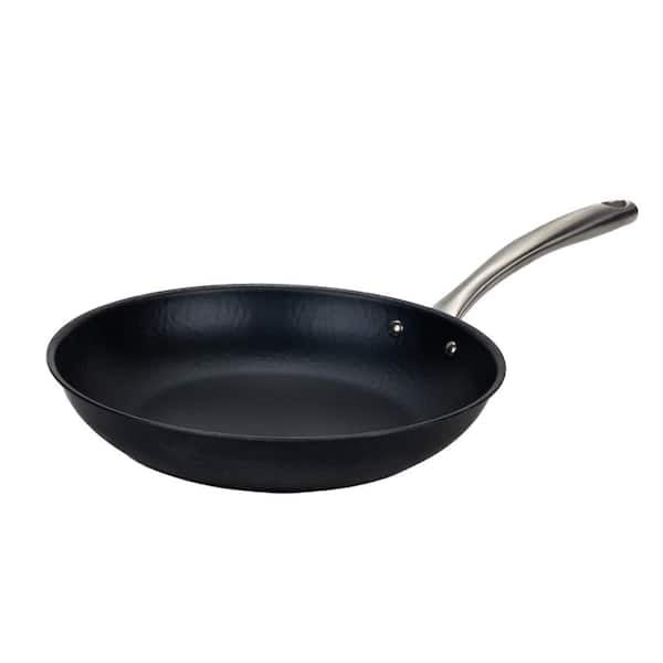 Alva Black Angus Carbon Steel Frying Pan 9.5" - Pre-Seasoned, Oven Safe and Toxin-Free Cookware