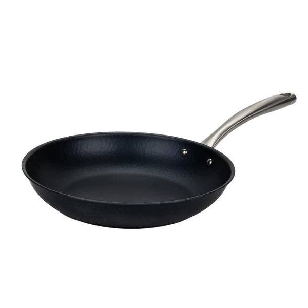 Alva Black Angus Carbon Steel Frying Pan 11" - Pre-Seasoned, Oven Safe and Toxin-Free Cookware
