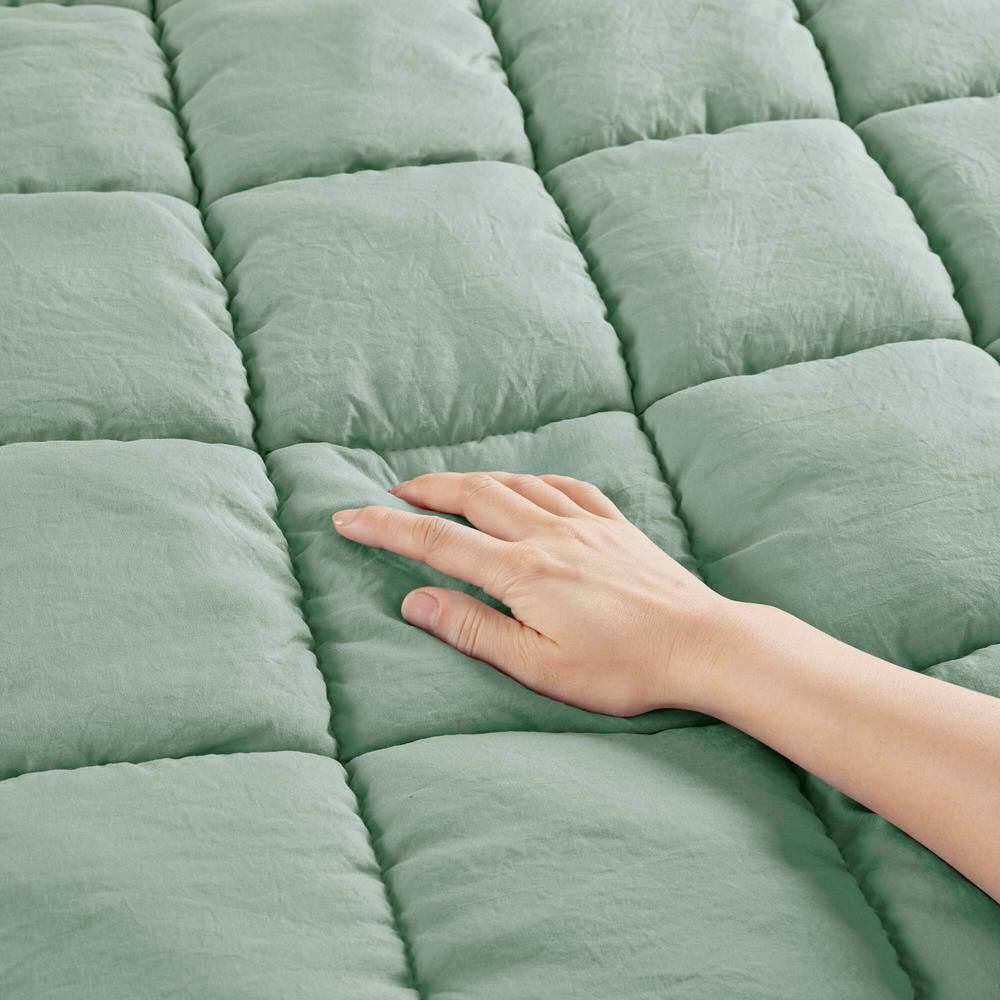 Sage Full Down Alternative Microfiber Comforter Set