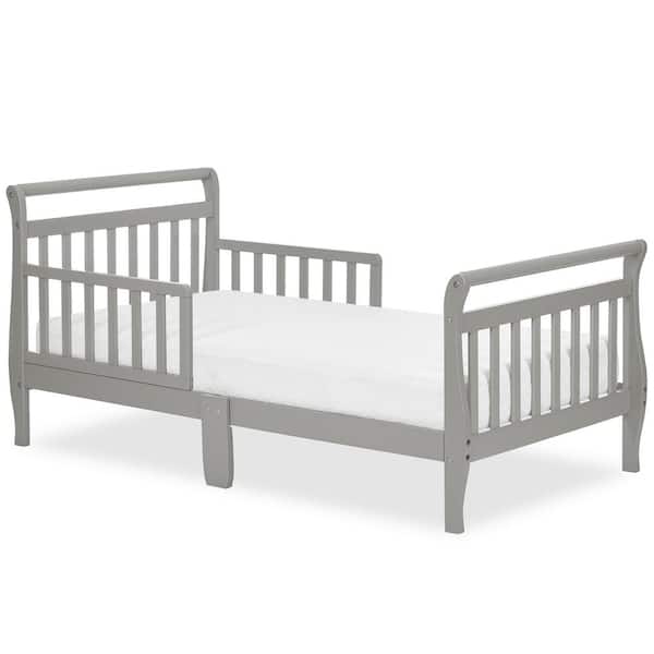 Dream On Me Cool Grey Toddler Sleigh Bed