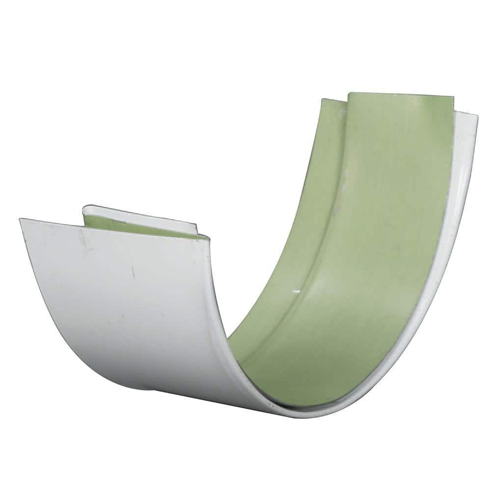 5 in. High Gloss 80° White Half-Round Aluminum Slip Joint Connector price history on PriceWatchPro