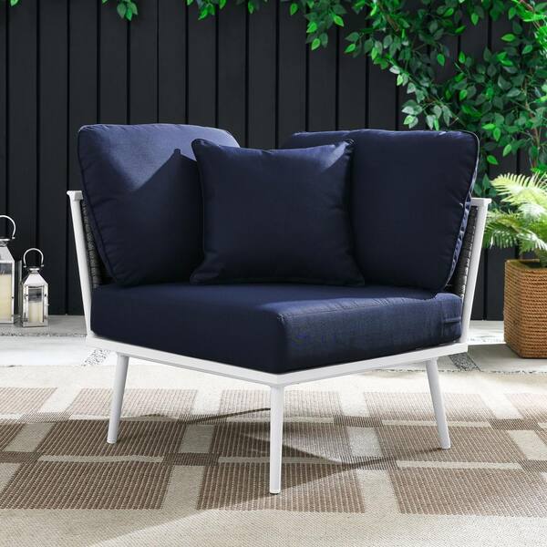 outdoor corner lounge chair