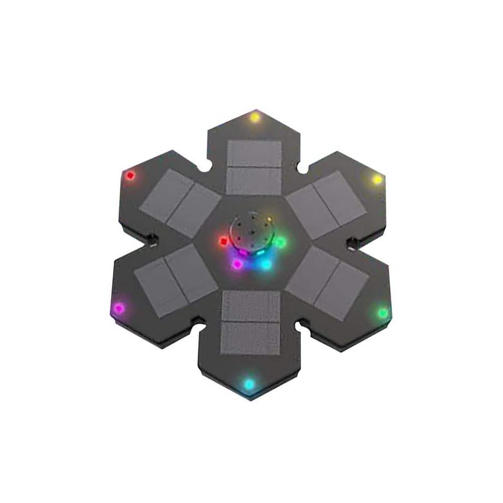 Solar Fountain 2025 Snowflake Design 3.5W Colorful Lights 12 LED Double Layer 7 Nozzles for Garden Pond Décor price history on PriceWatchPro