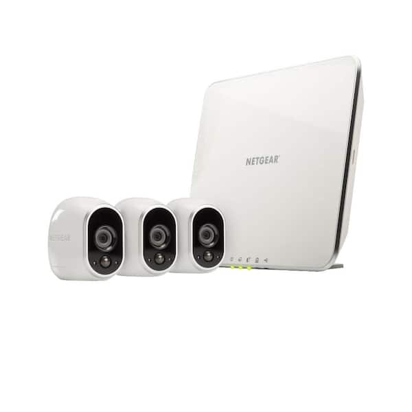 Netgear Arlo Smart Home Wireless 1280TVL Indoor/Outdoor 3 HD Security Camera with Night Vision